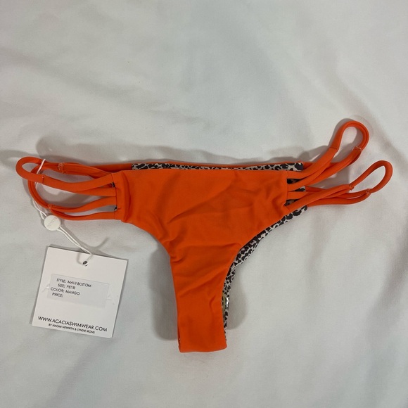 NWT Acacia Swimwear XS Mango Maui bikini bottoms - Picture 4 of 4